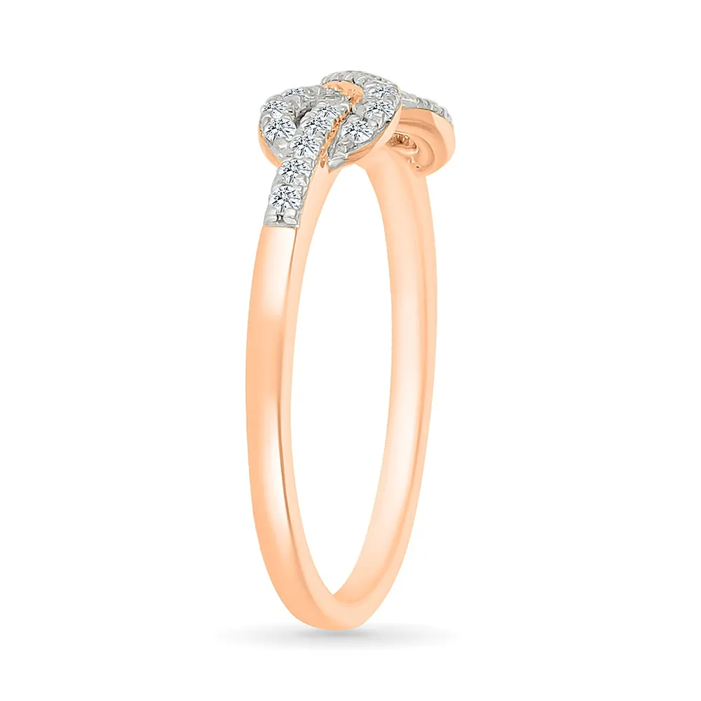 Infinity Everyday Diamond Gold Ring