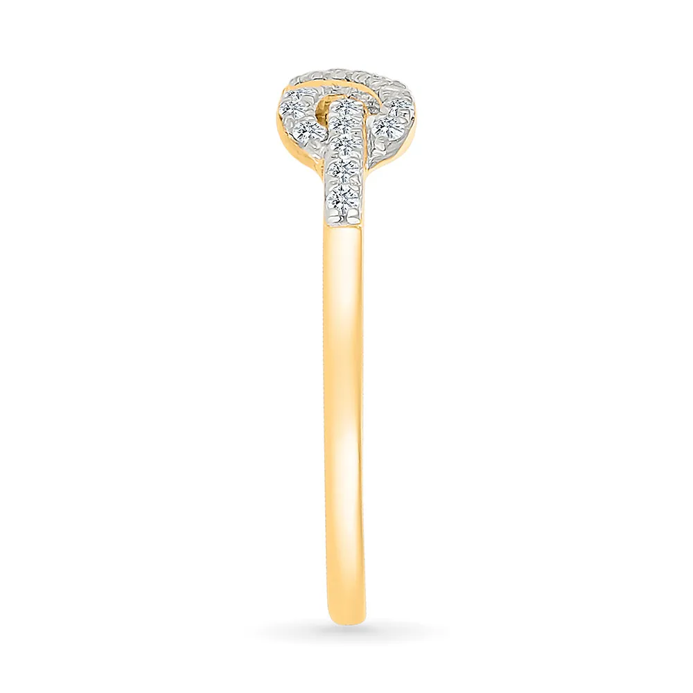 Infinity Everyday Diamond Gold Ring