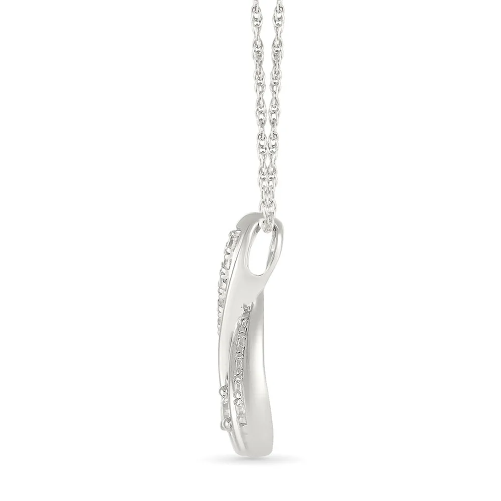 Infinity Love Diamond Pendant
