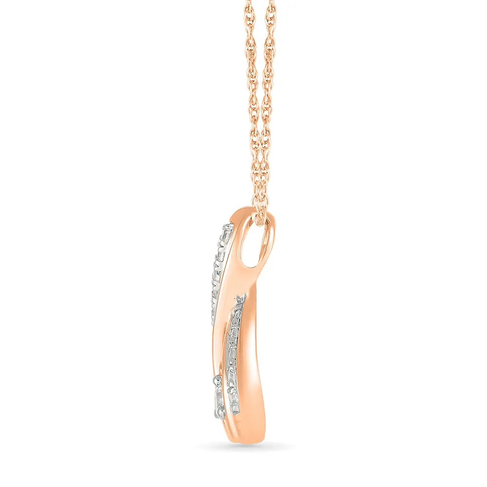 Infinity Love Diamond Pendant