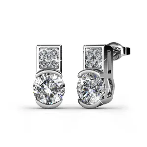 Intricate Glam Drop Earrings Embellished With SWAROVSKI Crystals