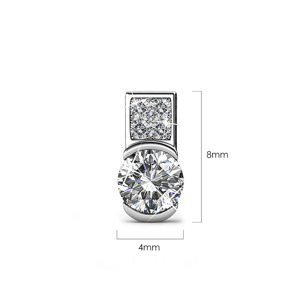 Intricate Glam Drop Earrings Embellished With SWAROVSKI Crystals