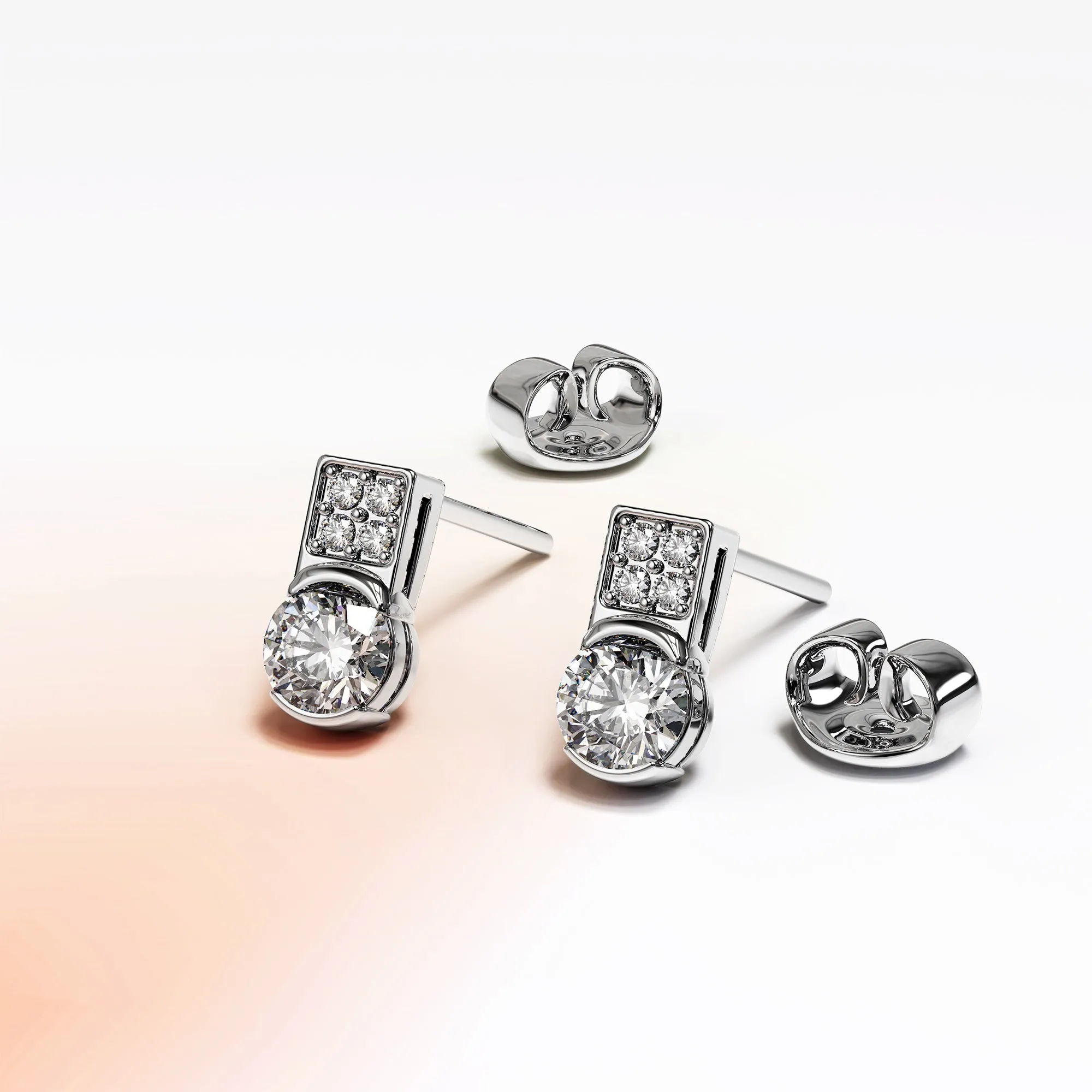 Intricate Glam Drop Earrings Embellished With SWAROVSKI Crystals