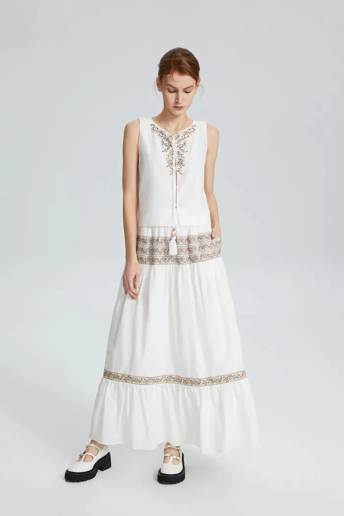 Keira Vest and Skirt Set