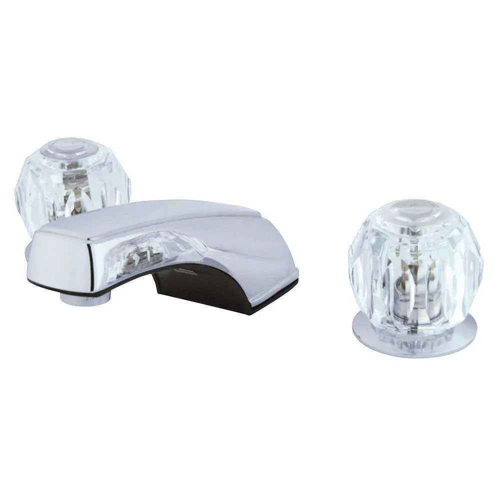 Kingston Brass KB921LP Widespread Bathroom Faucet, Polished Chrome