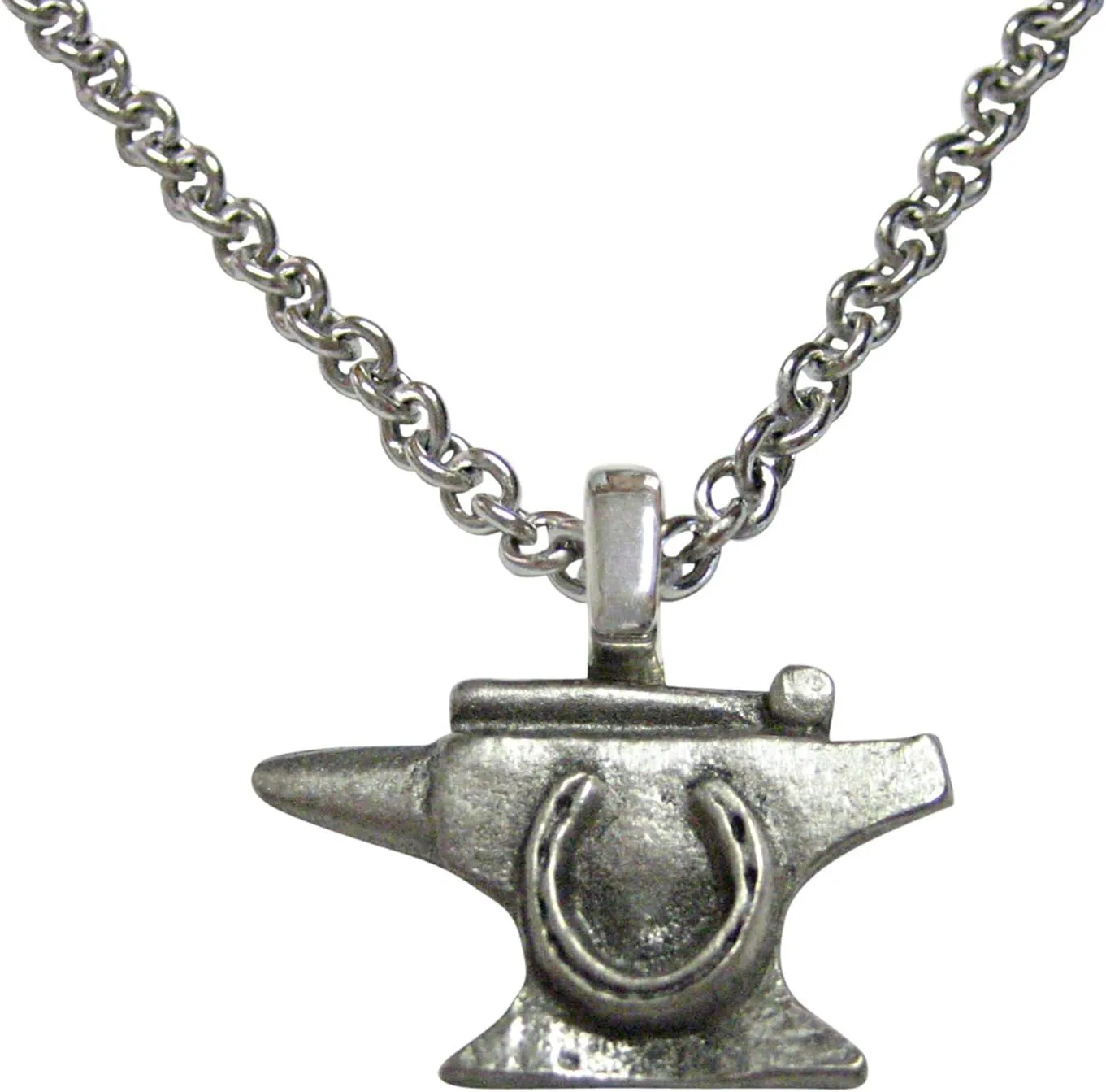 Kiola Designs Anvil Blacksmith Pendant Necklace