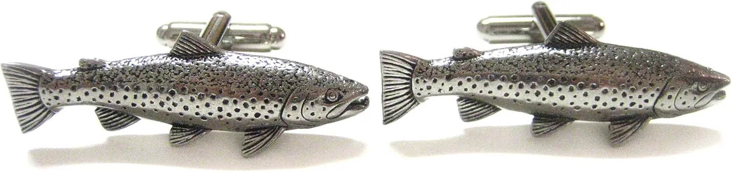 Kiola Designs Trout Fish Cufflinks