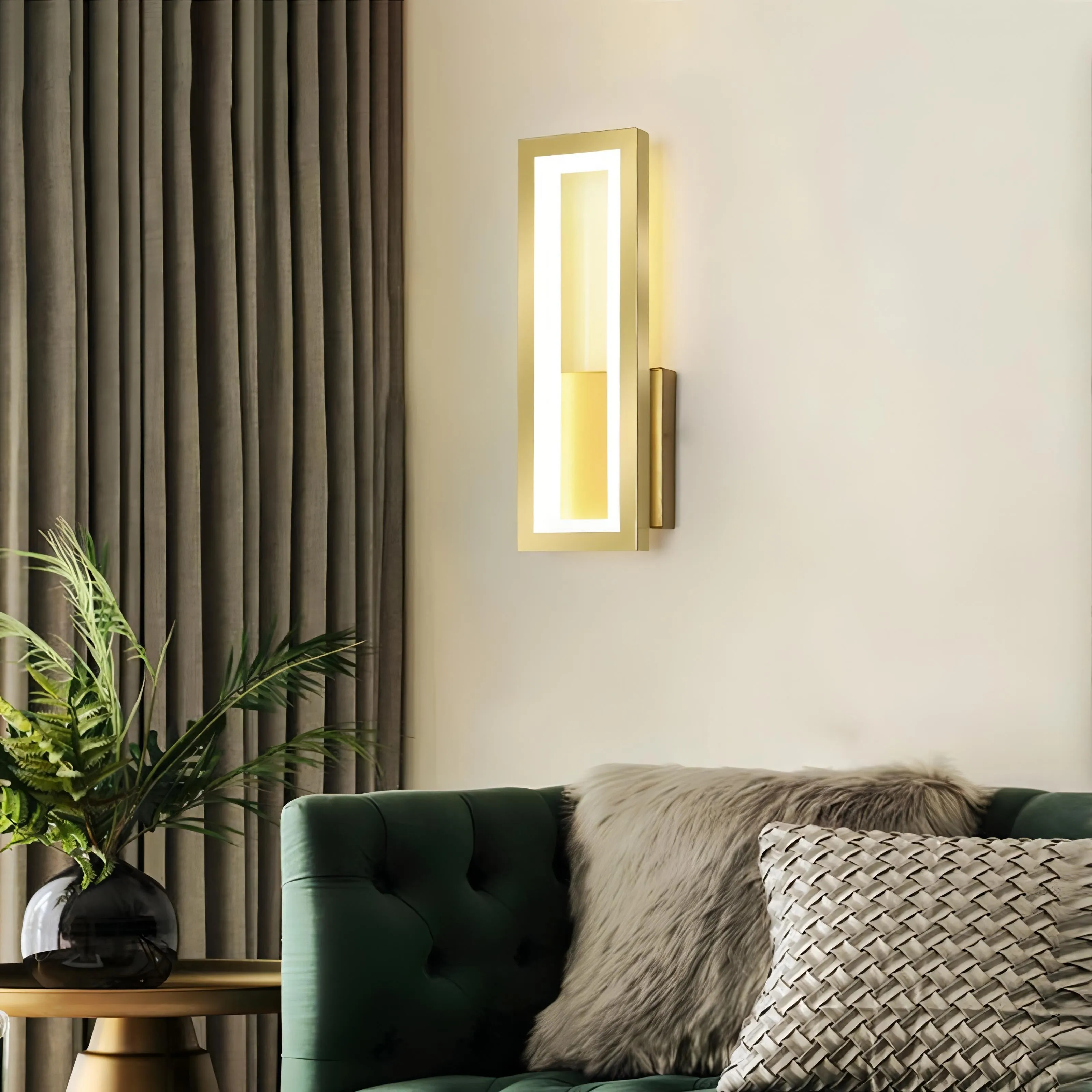 Kyng - Modern Minimalist Rectangle Thin LED Strip Wall Light