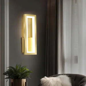Kyng - Modern Minimalist Rectangle Thin LED Strip Wall Light