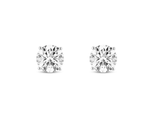 Lab-Grown Diamond 2ct. tw. Round Brilliant Solitaire Studs | White