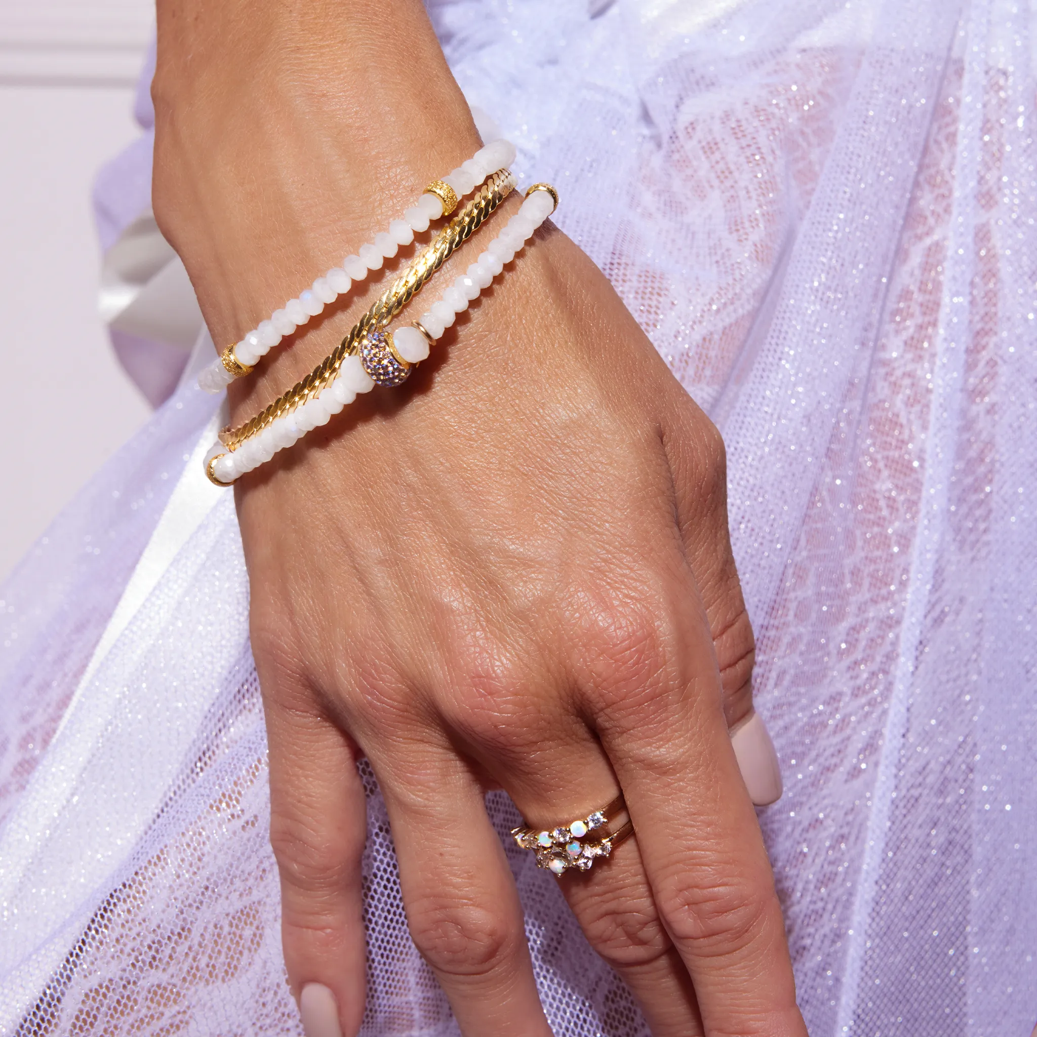 Limited Edition Sparkle Ball™ Double Wrap Bracelet