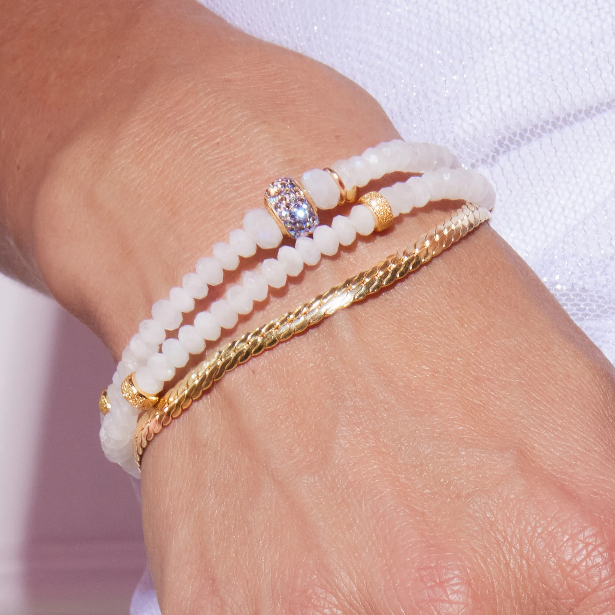 Limited Edition Sparkle Ball™ Double Wrap Bracelet