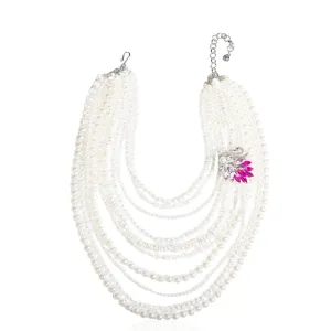 Lola Beaded Chain - Pearl Swan