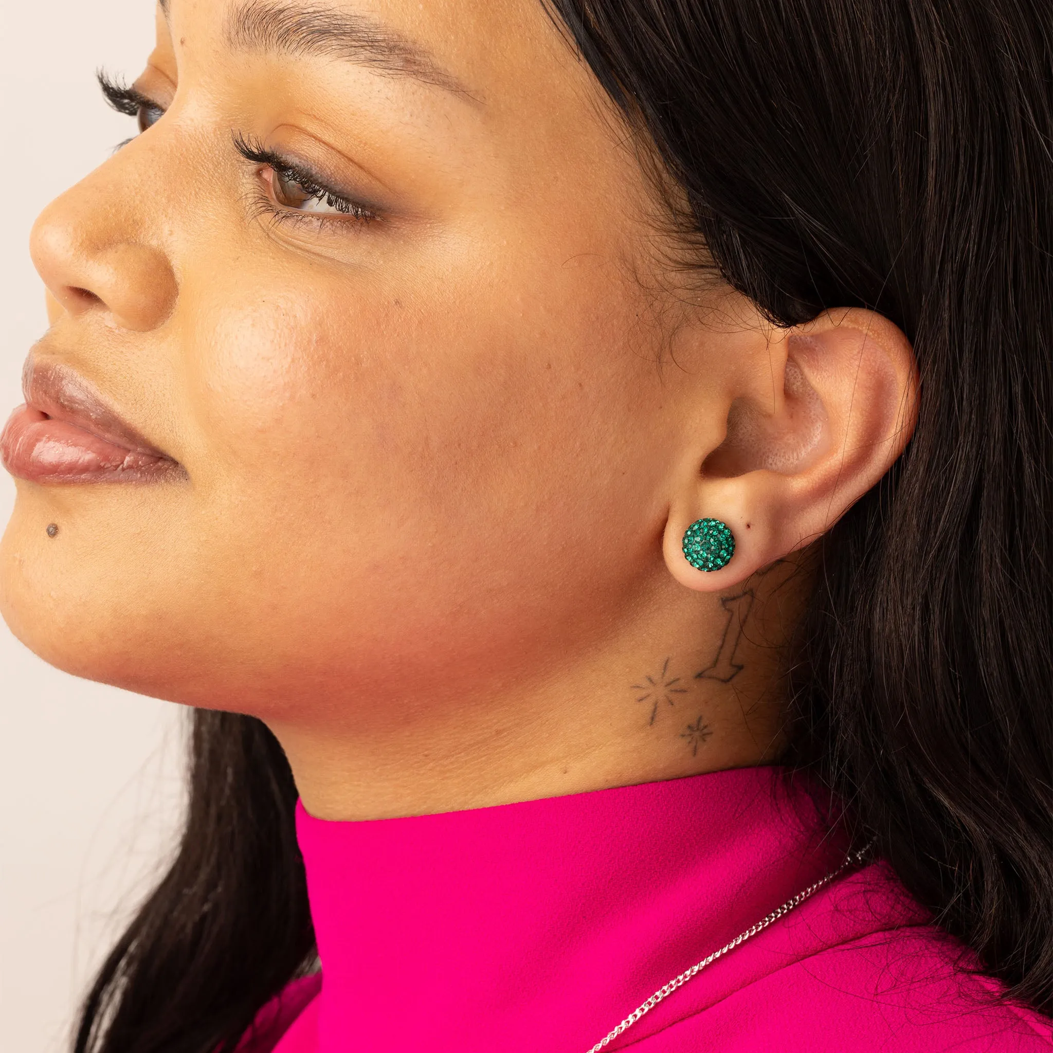 Medium Birthstone Sparkle Ball™ Stud Earrings