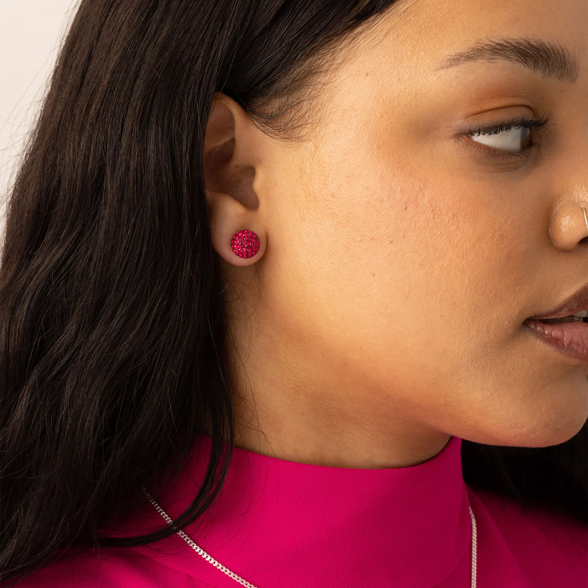 Medium Birthstone Sparkle Ball™ Stud Earrings