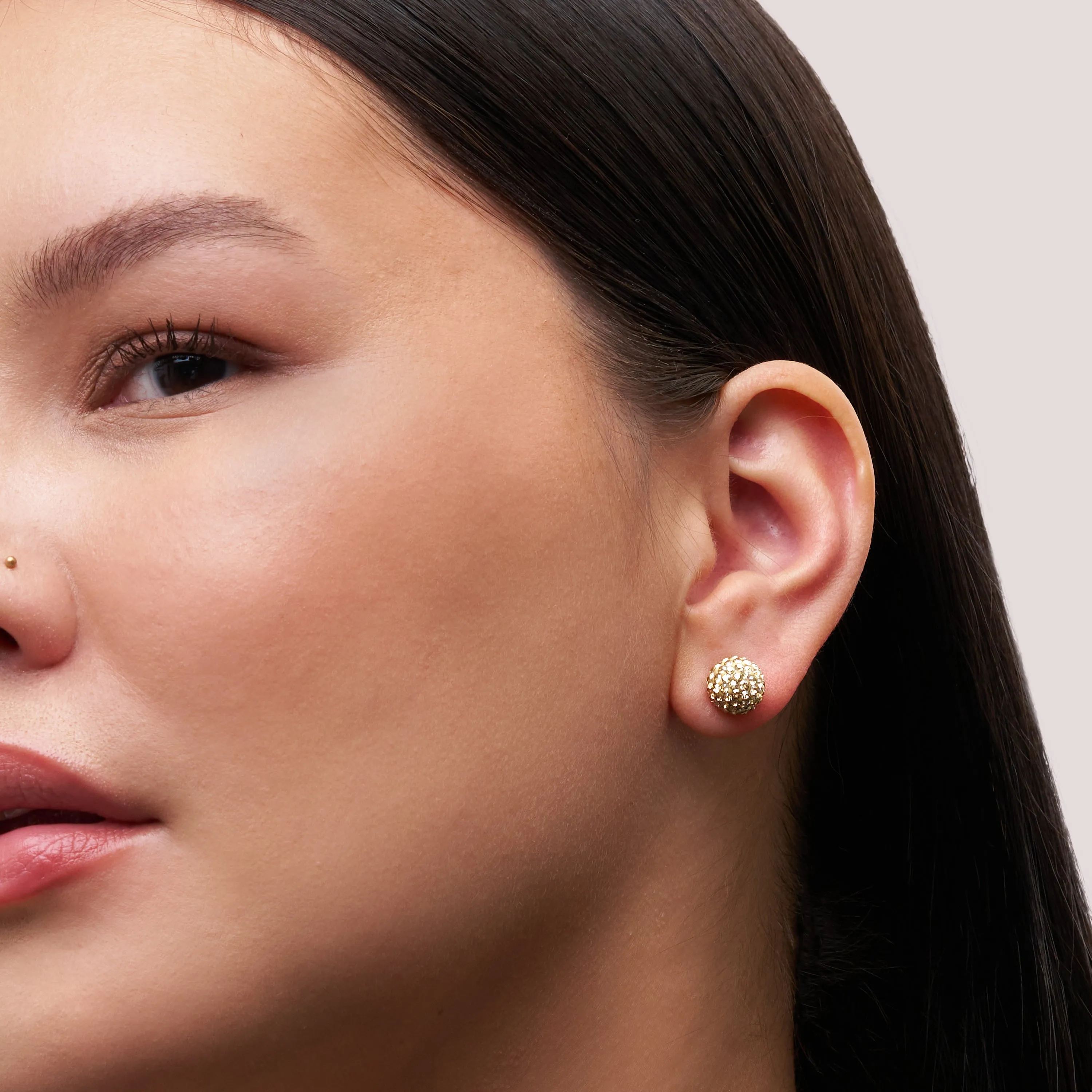 Medium Birthstone Sparkle Ball™ Stud Earrings