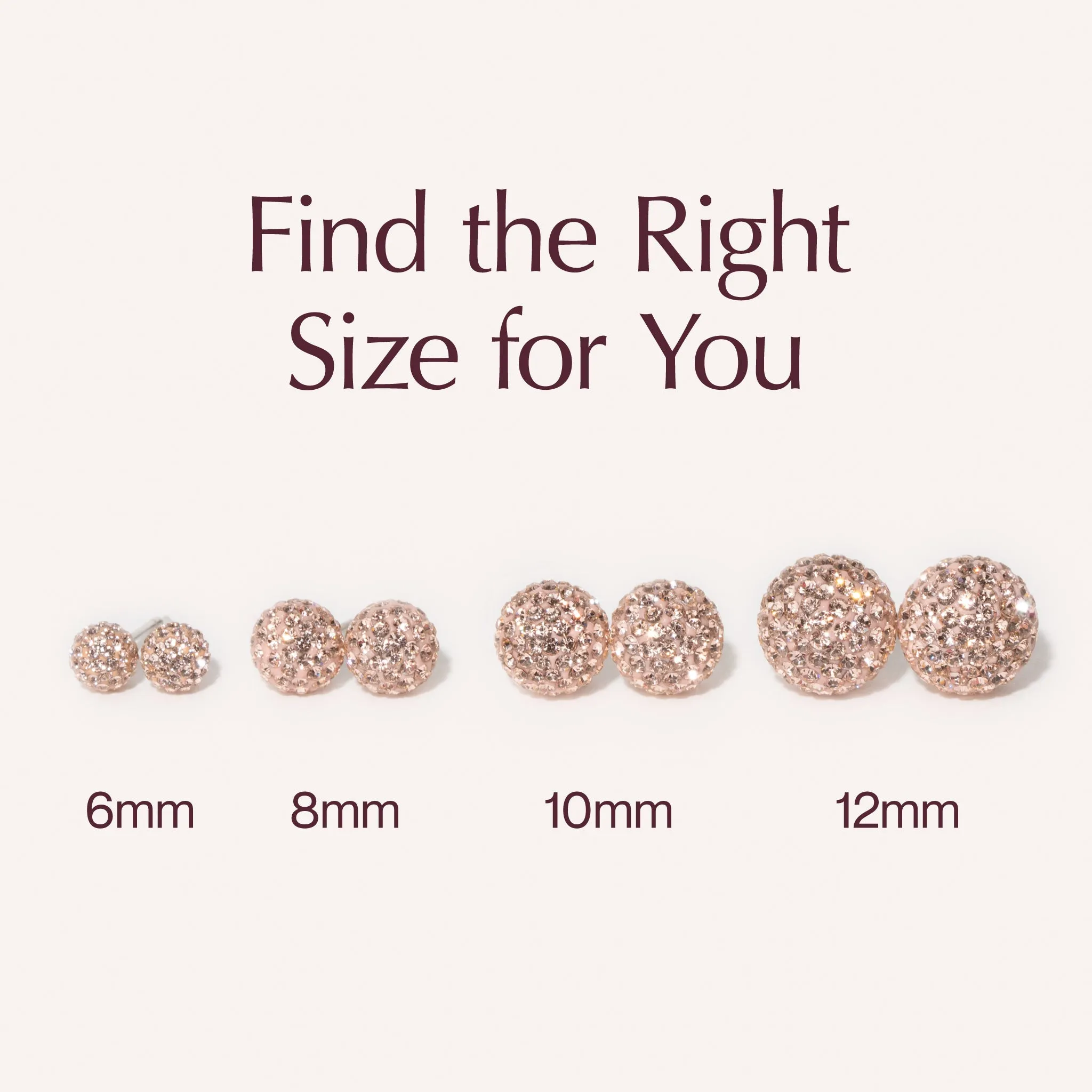 Medium Birthstone Sparkle Ball™ Stud Earrings