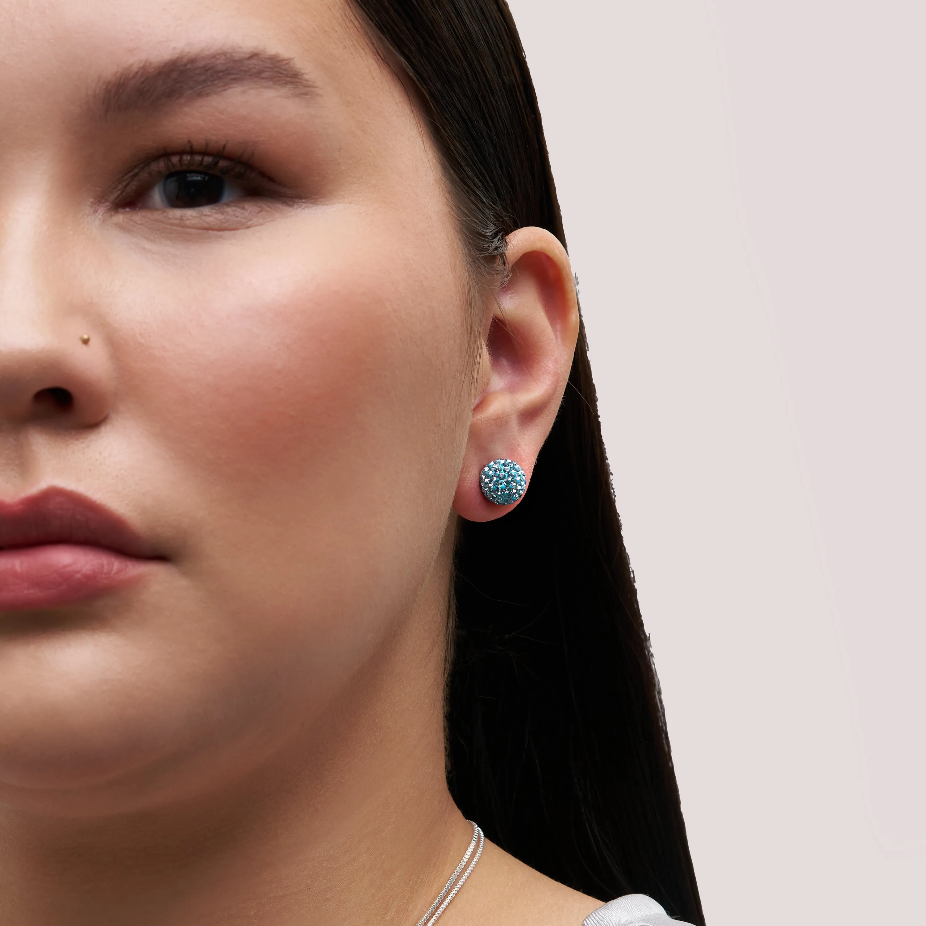 Medium Birthstone Sparkle Ball™ Stud Earrings
