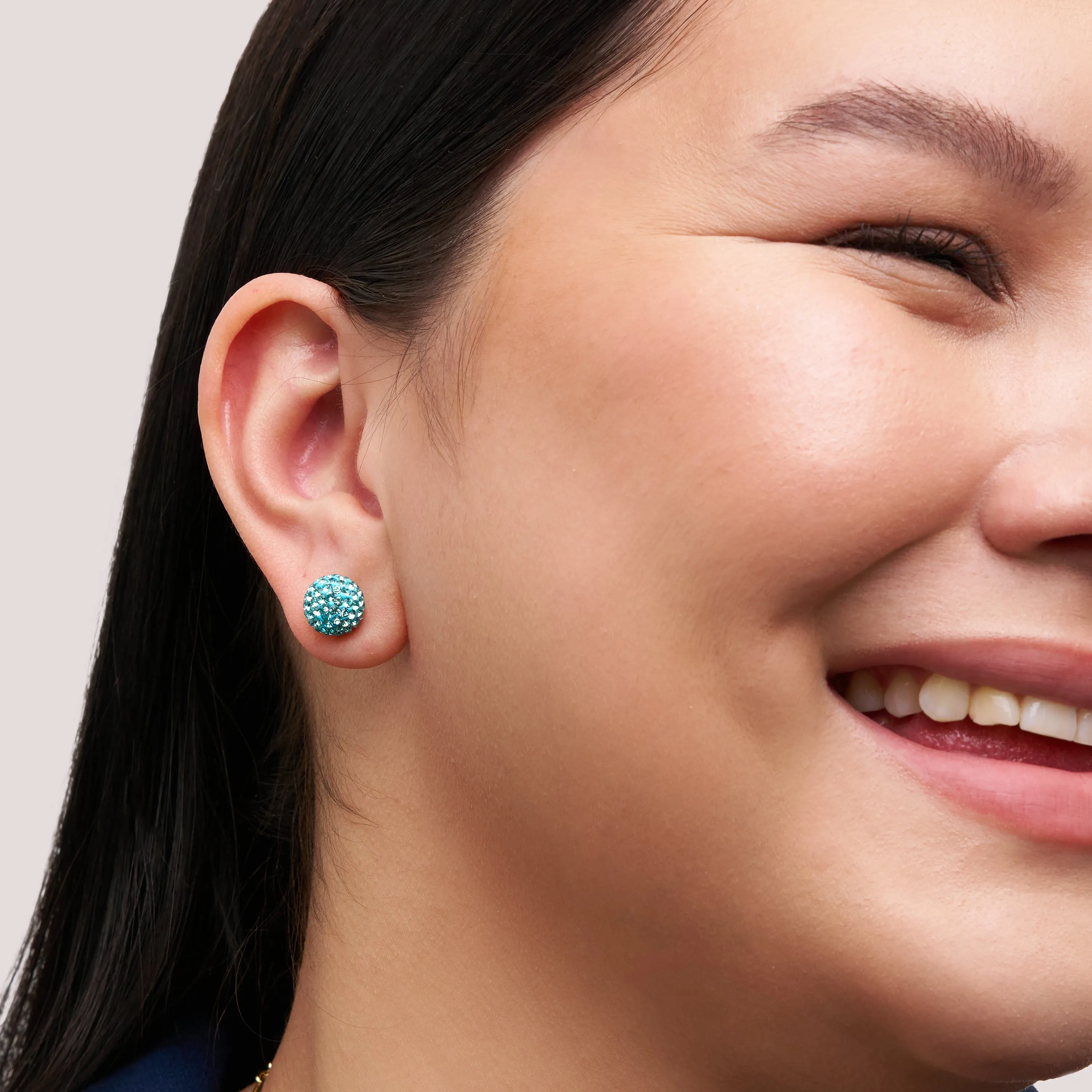 Medium Birthstone Sparkle Ball™ Stud Earrings