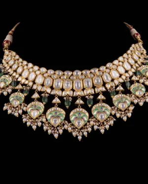 Meenakari Kundan Necklace Set #J4213