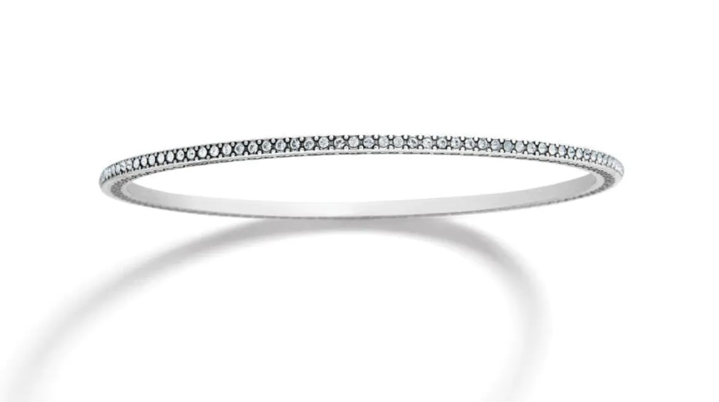 Meridian Thin Bangle