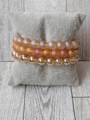 Mimosa - Beaded Bracelet Set