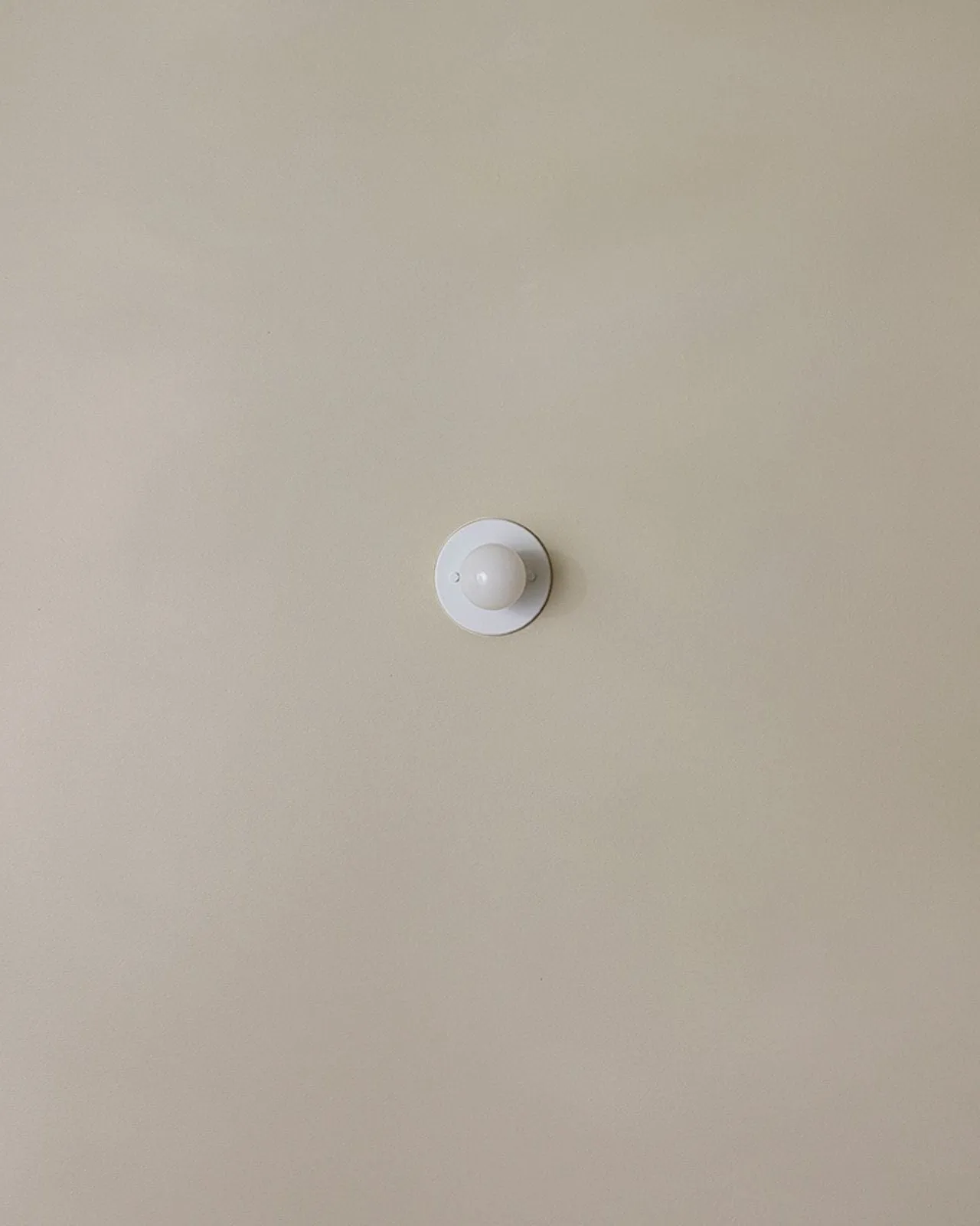 Minimalist Metal and Glass Orb Wall Light