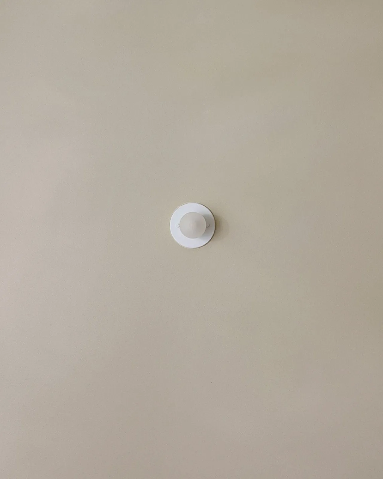 Minimalist Metal and Glass Orb Wall Light