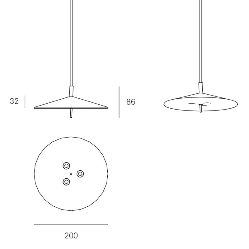 Modern Simple Luminaire Pendant | Assorted Size