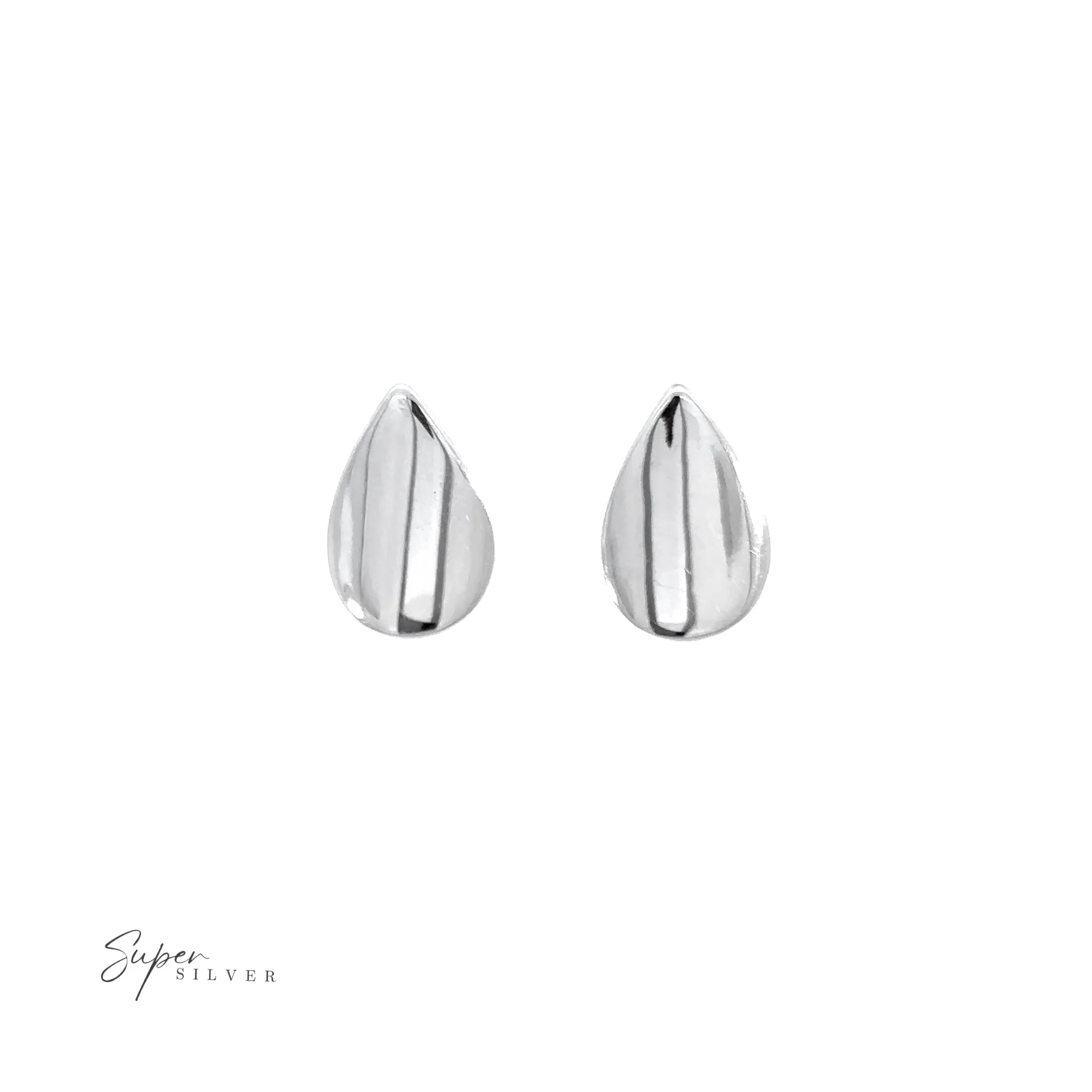 Modern Teardrop Studs