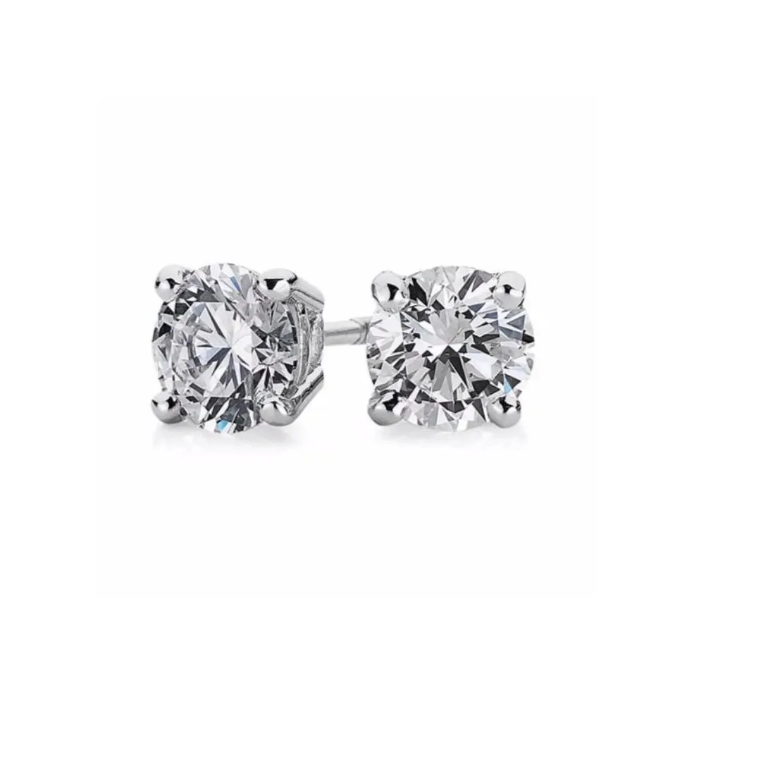 Moissanite Stud Earrings