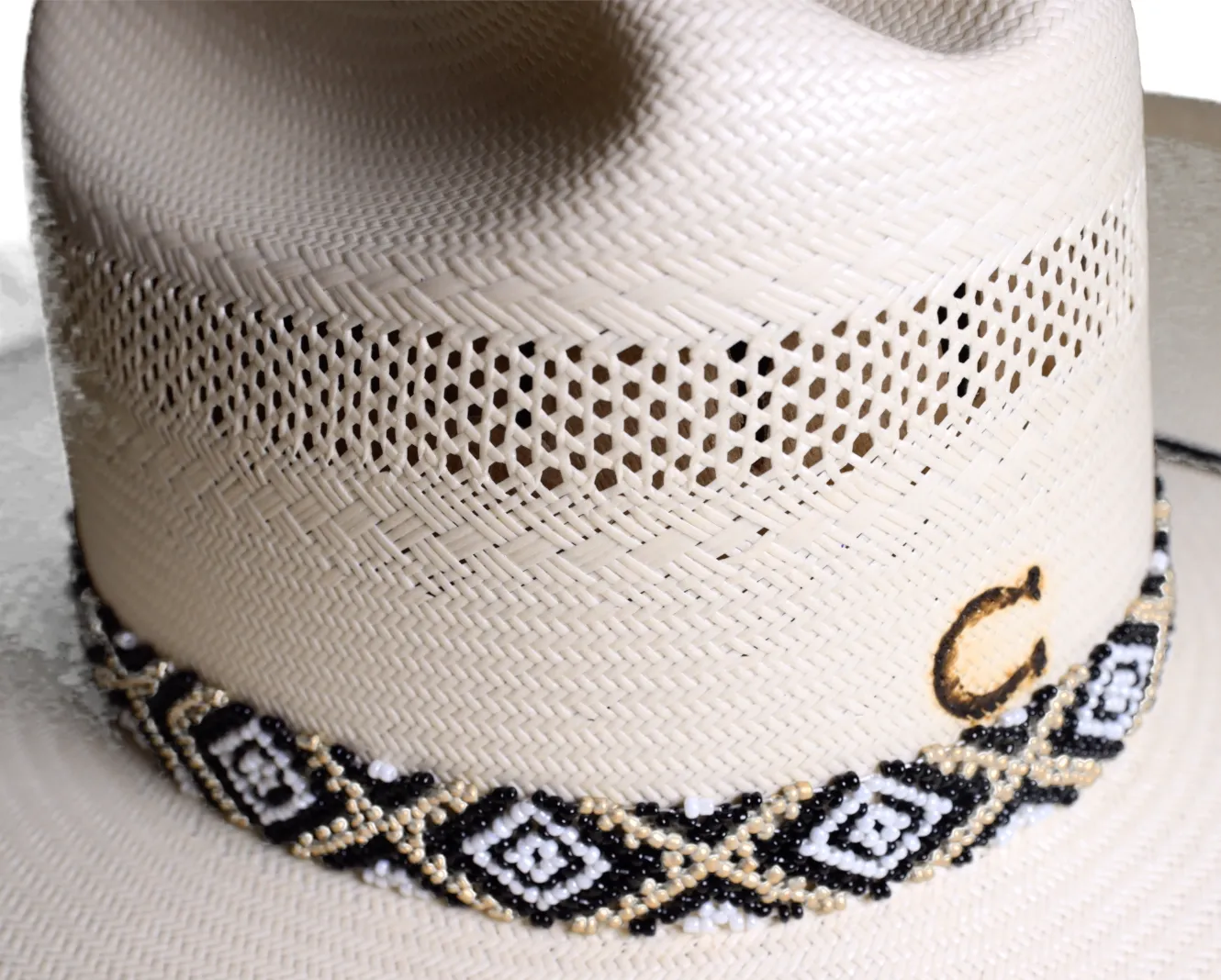 Multi Colored Beaded Head/Hat Band HEADBAND-04