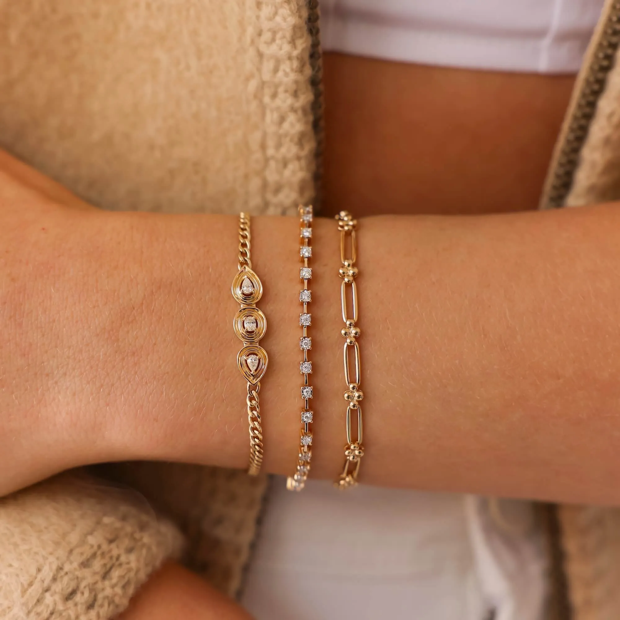 Nana Bernice Cuban Chain Bracelet