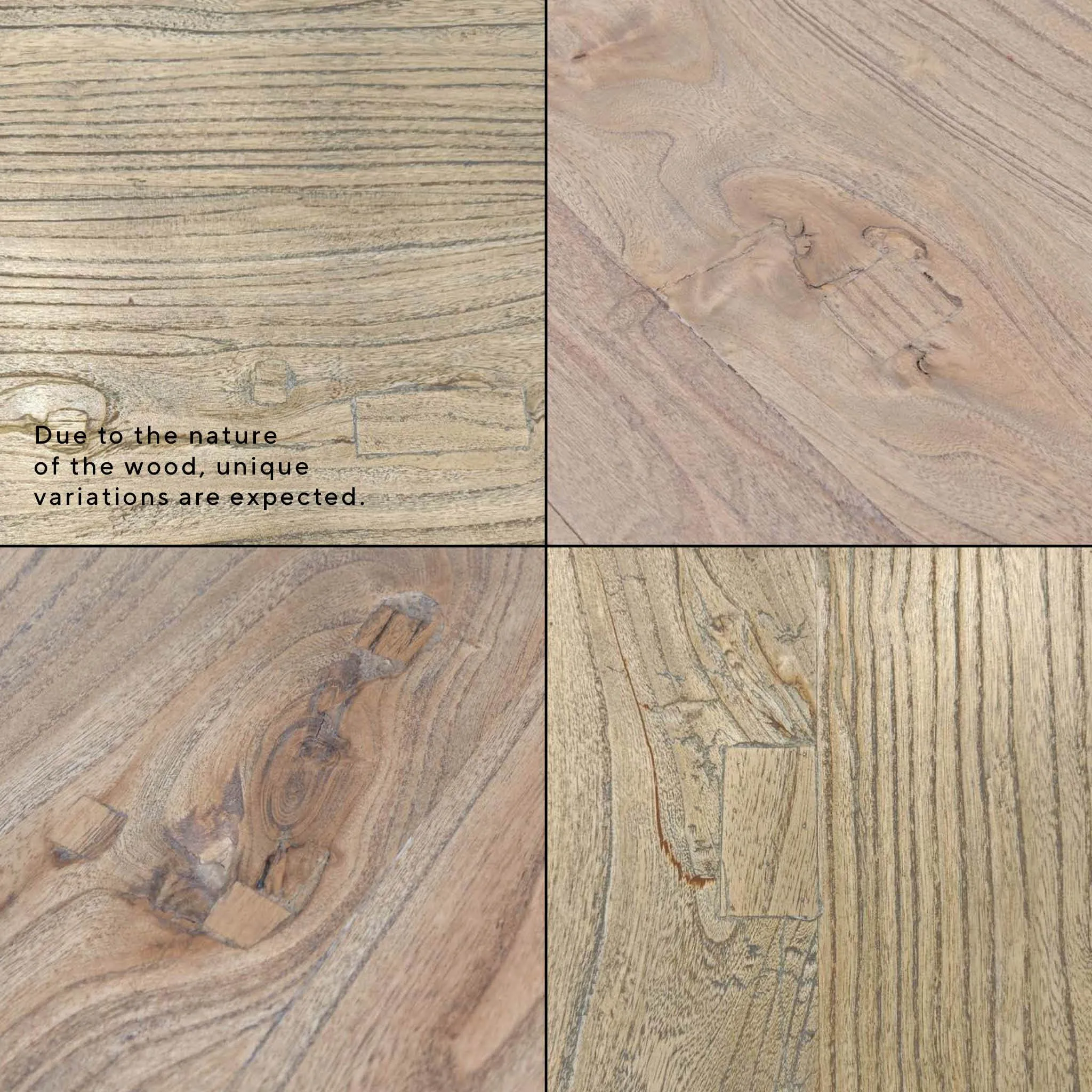 Nena Reclaimed 1.25m Round Wooden Dining Table