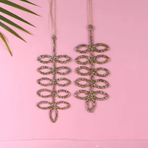 Nexa Leaf Christmas Ornament - Set Of Two