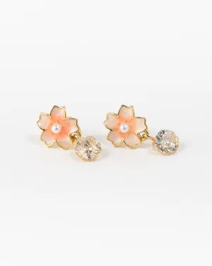 NYU NYU Cherry Blossom Pearl Studs