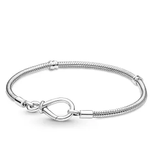 Pandora Moments Infinity Knot Snake Chain Bracelet