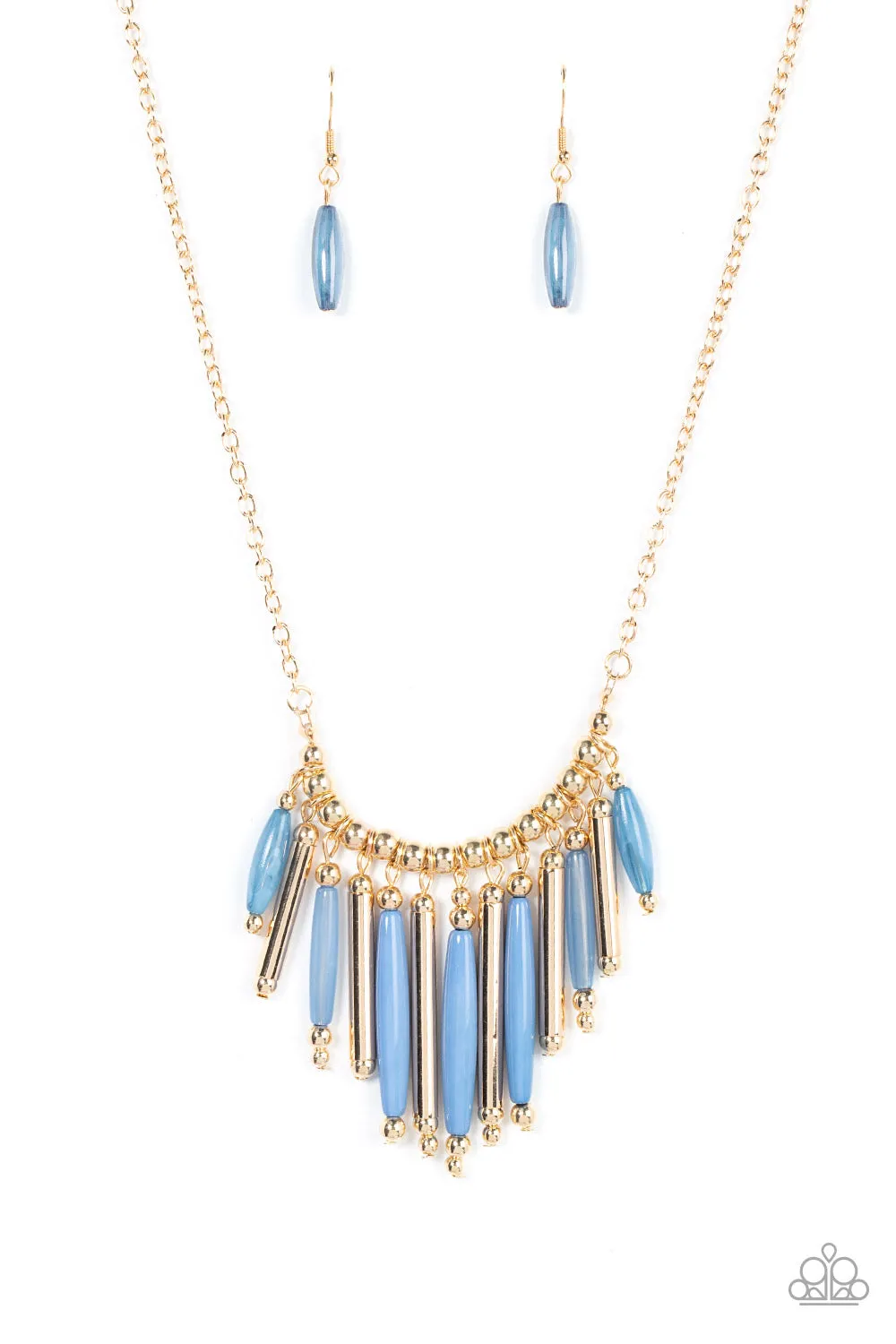Paparazzi Bohemian Breeze - Blue Necklace