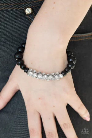 Paparazzi Bracelet ~ Traffic-Stopping Sparkle - Black