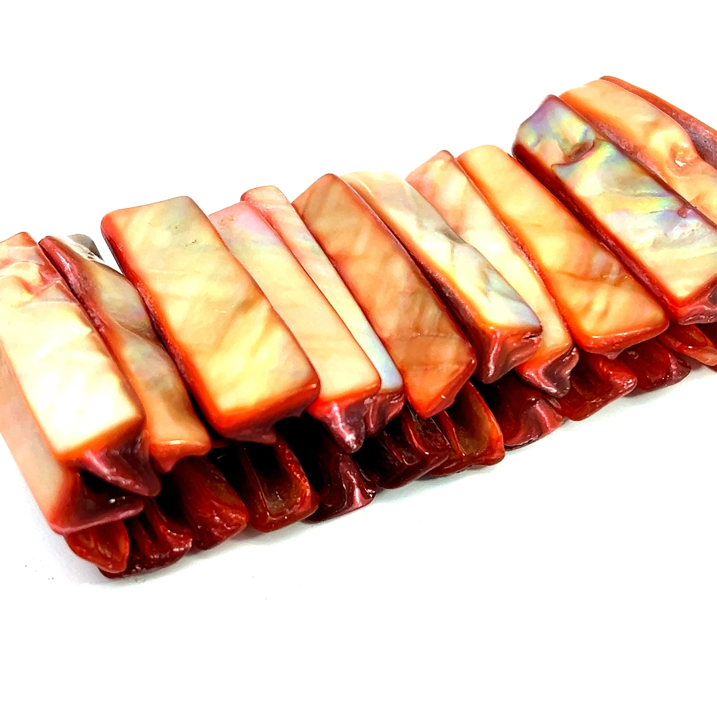 Peach Mother Of Pearl Shell Bracelet