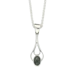 Preseli Bluestone Necklace Open Spoon Silver