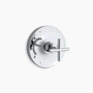 Purist Cross Handle Valve Trim in Polished Chrome