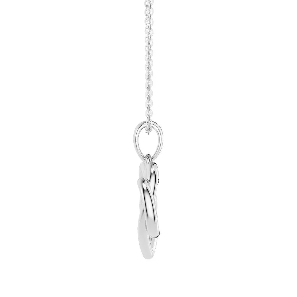 "Infinite Love" Heart Pendant Necklace