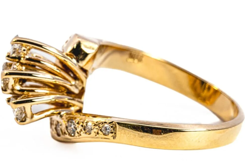 "Sustainable Elegance: Pre-Loved 18ct Yellow Gold & Diamond Bridal Set"