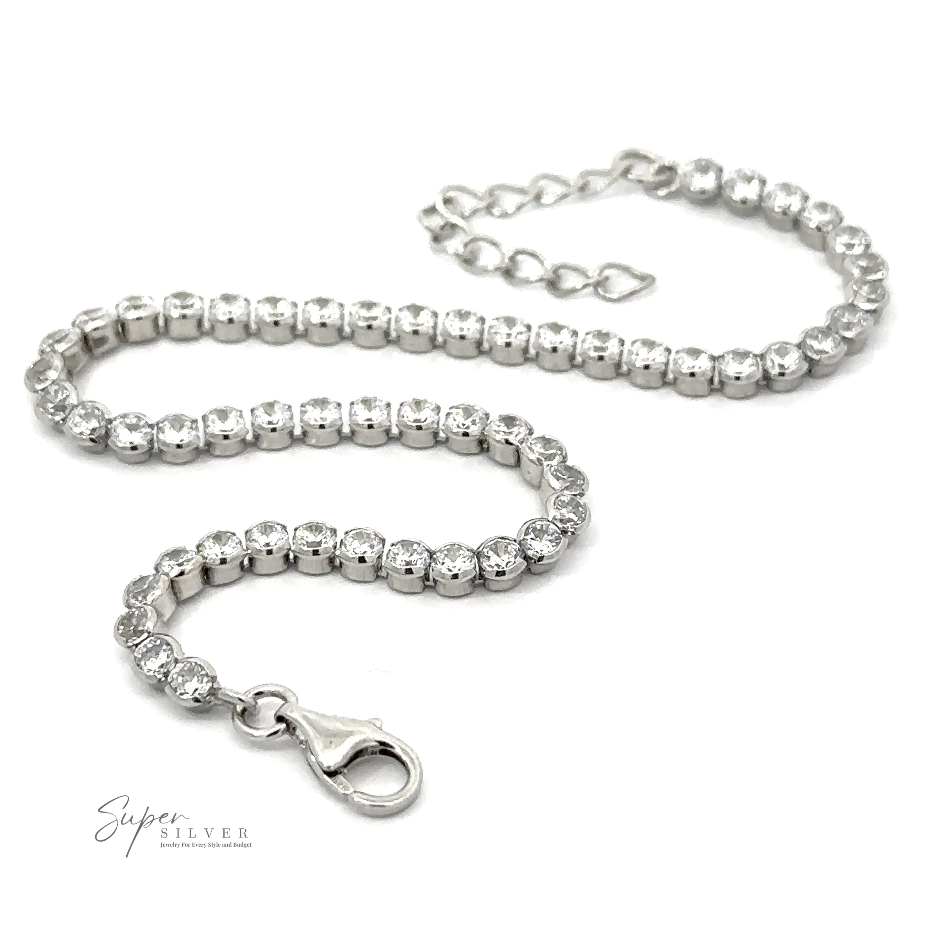 Round Cubic Zirconia Tennis Bracelet