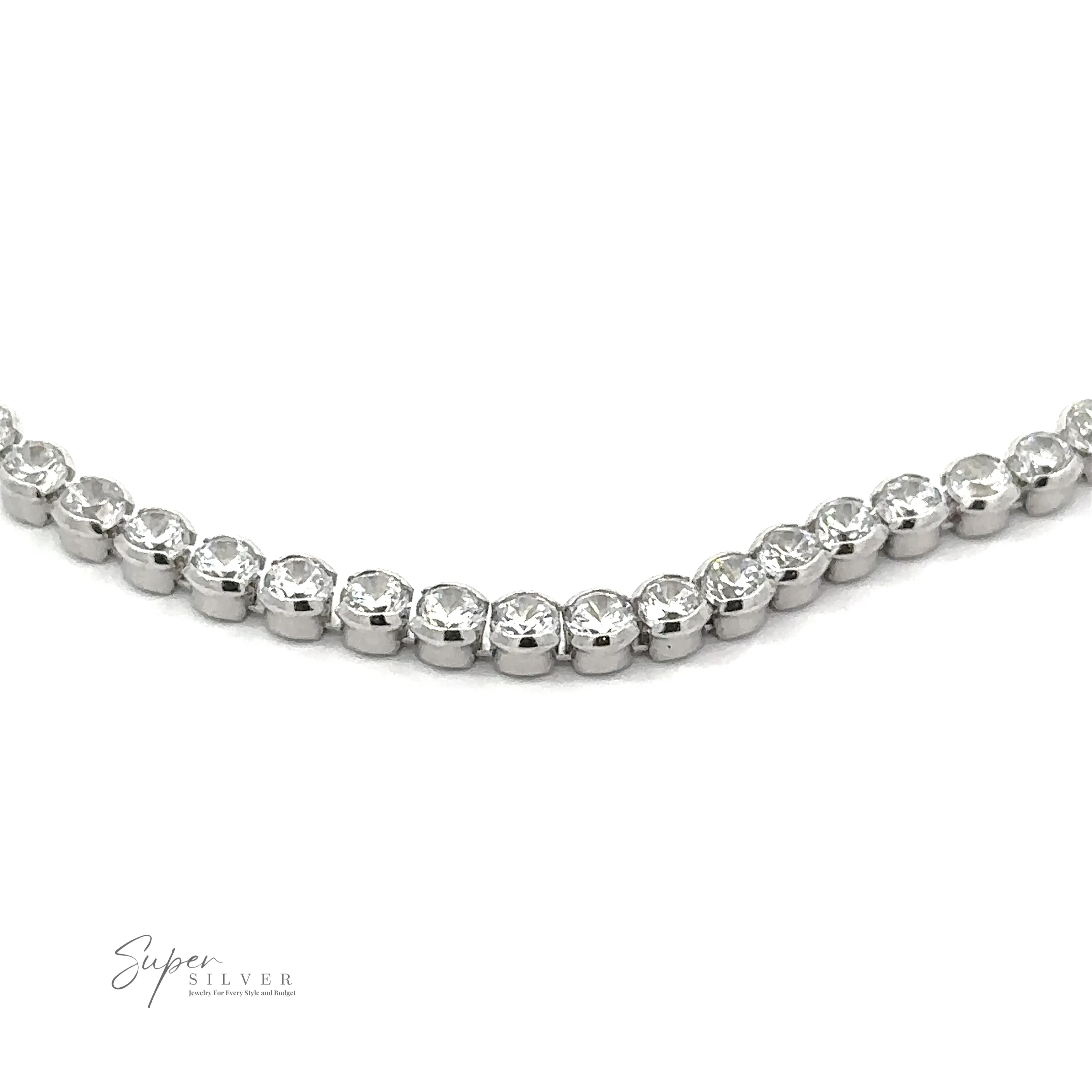Round Cubic Zirconia Tennis Bracelet