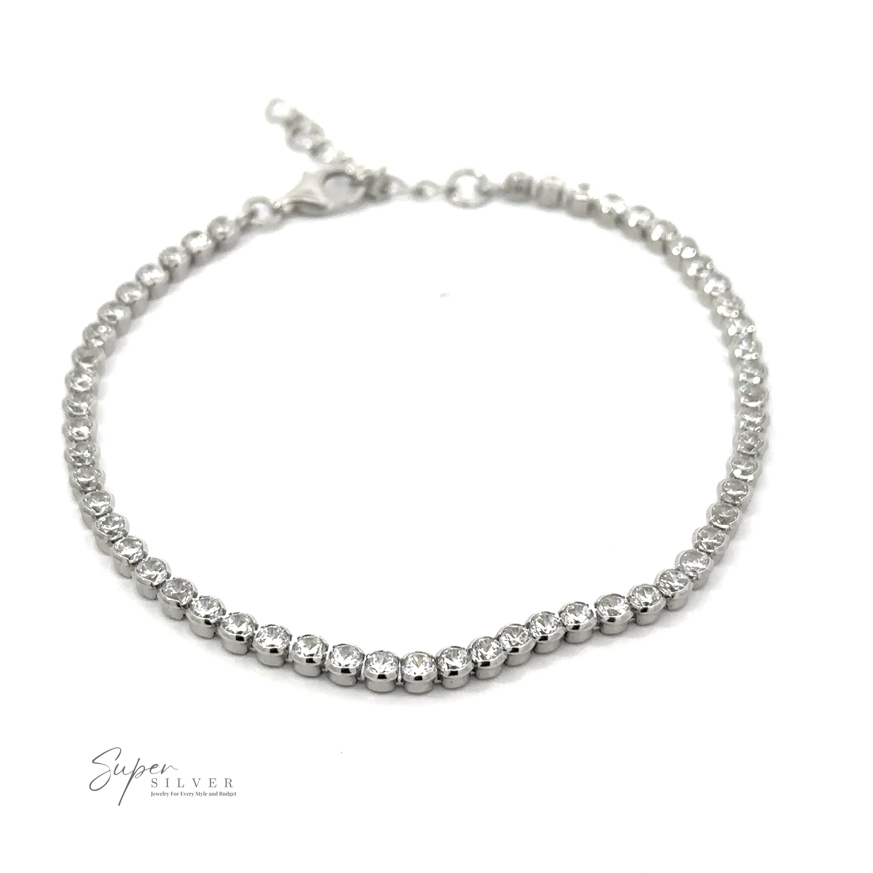 Round Cubic Zirconia Tennis Bracelet
