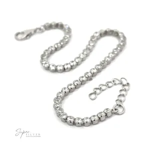 Round Cubic Zirconia Tennis Bracelet