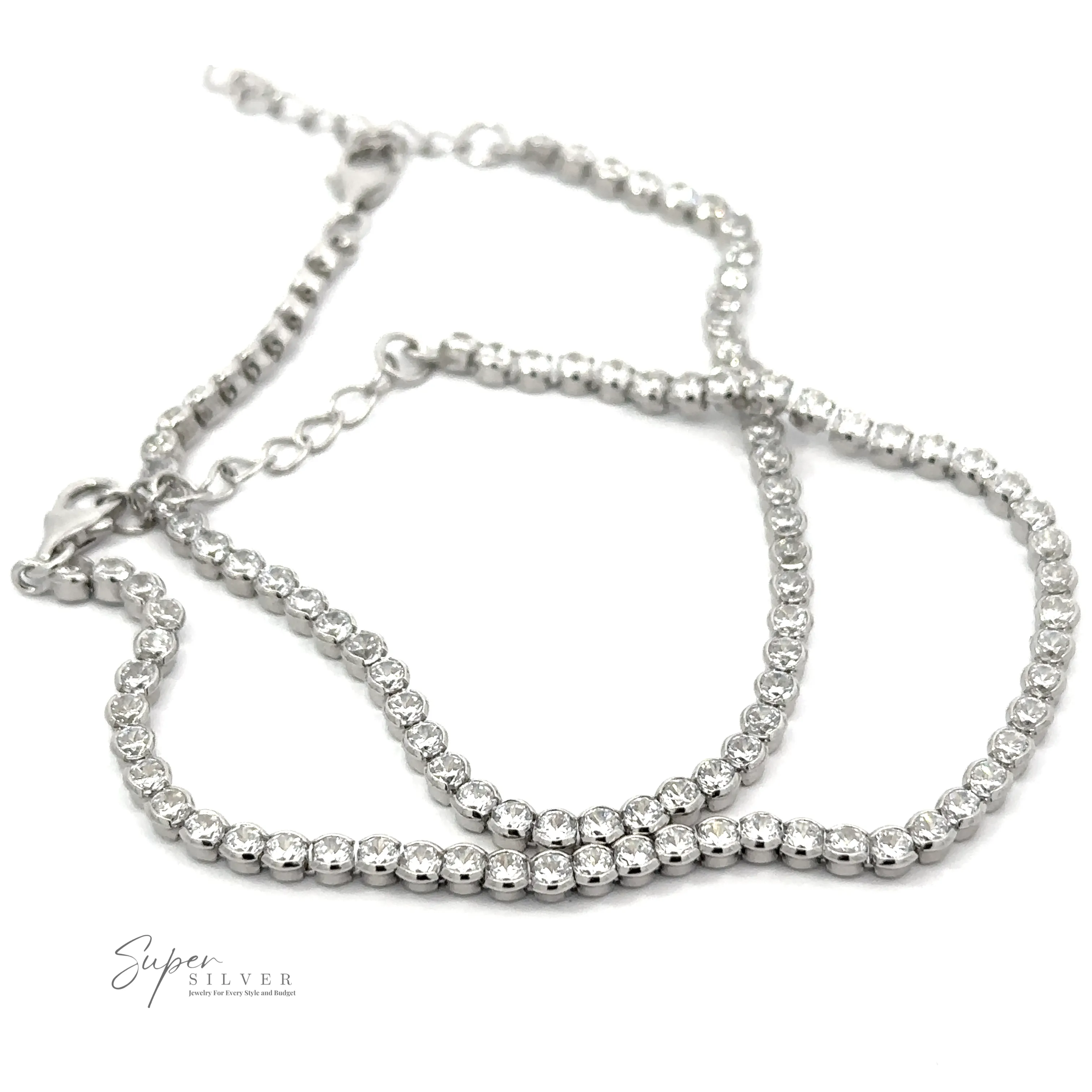 Round Cubic Zirconia Tennis Bracelet