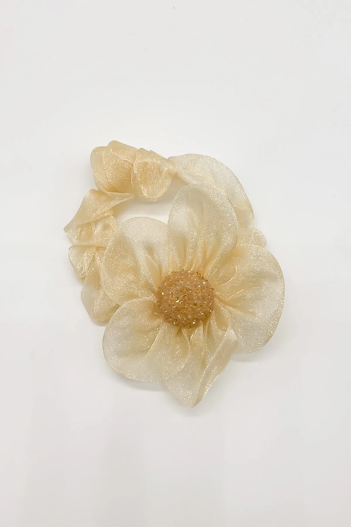 Salma Organza Flower Scrunchie